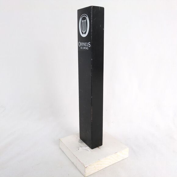 Orpheus Brewing Wooden Beer Tap Handle on Stand 8.75" Atlanta Georgia Brewery - Picture 3 of 4